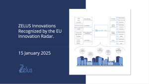 ZELUS innovations recognized by the EU Innovation Radar, with MARVEL project details and smart city applications.